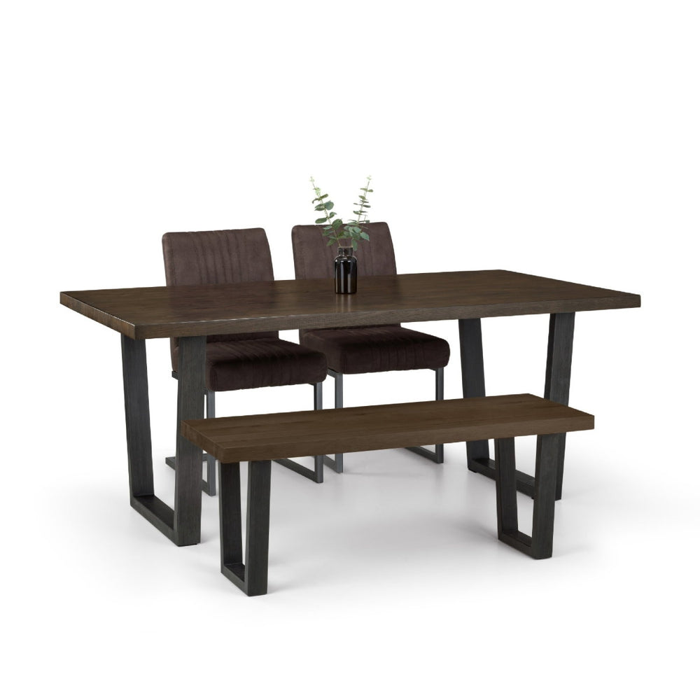 BROOKLYN DINING TABLE - DARK OAK - Living with Luxury