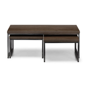 BROOKLYN NESTING COFFEE TABLES - DARK OAK - Living with Luxury