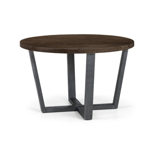 BROOKLYN ROUND TABLE - DARK OAK - Living with Luxury