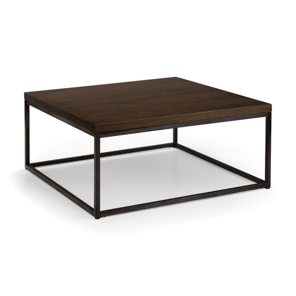 BROOKLYN SQUARE COFFEE TABLE - DARK OAK - Living with Luxury