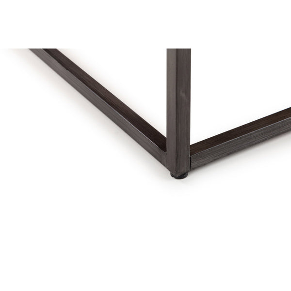 BROOKLYN SQUARE COFFEE TABLE - DARK OAK - Living with Luxury