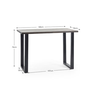 BROOKLYN BAR TABLE DARK OAK - Living with Luxury