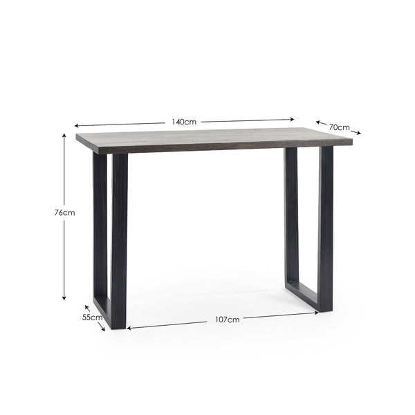 BROOKLYN BAR TABLE DARK OAK - Living with Luxury