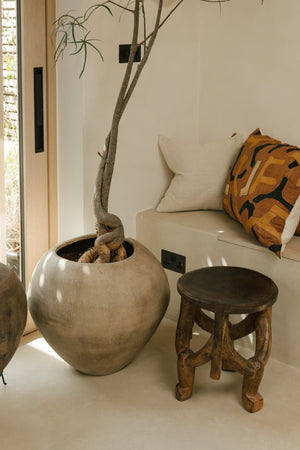 Makonde Stool, Tanzania – close-up