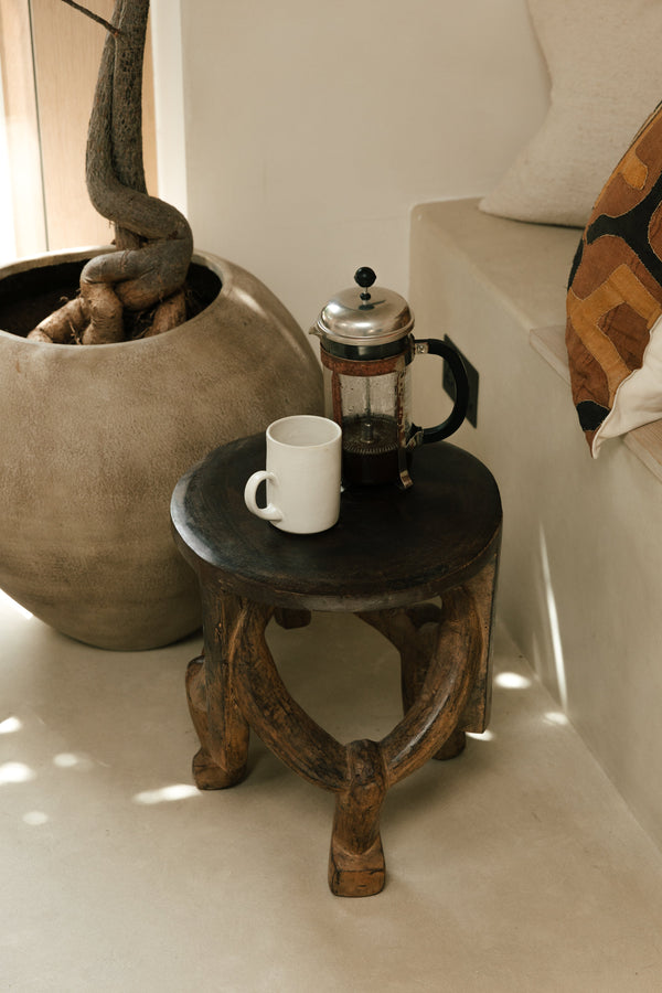 Makonde Stool, Tanzania – angle view 2