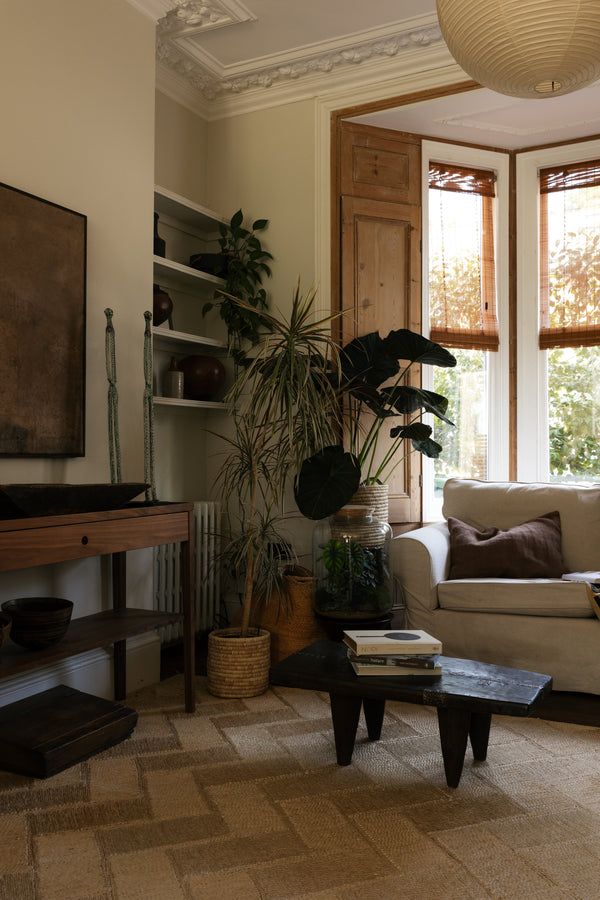 Ashanti Stool – in room setting 3