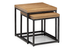 BROOKLYN NESTING LAMP TABLES - OAK - Living with Luxury