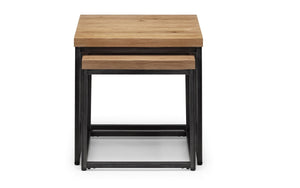 BROOKLYN NESTING LAMP TABLES - OAK - Living with Luxury