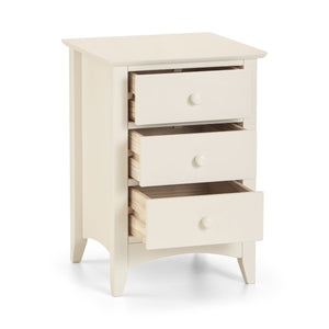 CAMEO 3 DRAWER BEDSIDE - Living with Luxury