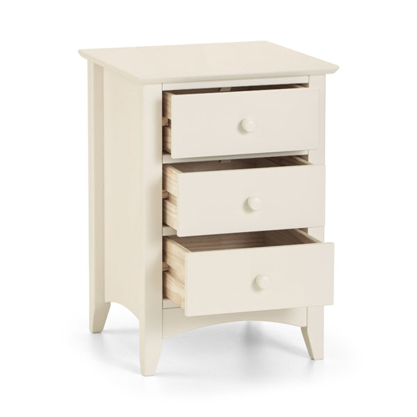 CAMEO 3 DRAWER BEDSIDE - Living with Luxury