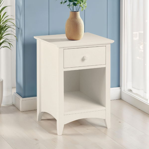 Cameo 1 Drawer Bedside - Living with Luxury