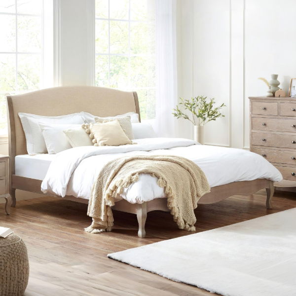 CAMILLE 135CM BED - Living with Luxury