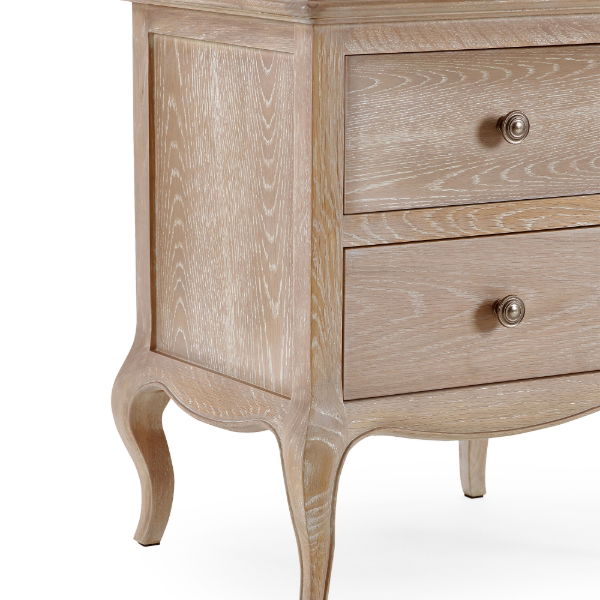 Camille 2-Drawer Bedside Table – - Living with Luxury