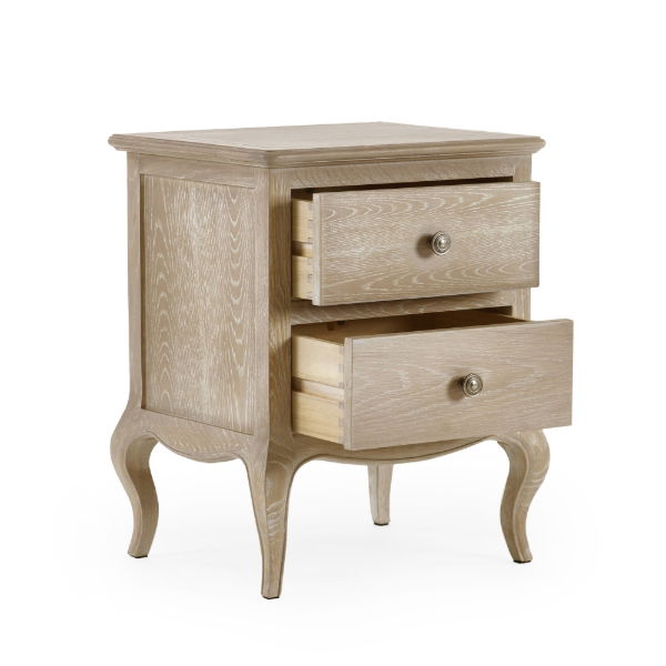 Camille 2-Drawer Bedside Table – - Living with Luxury
