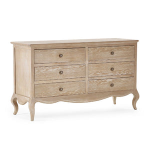 Camille 6 Drawer Wide Chest – - Living with Luxury