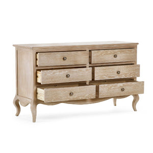 Camille 6 Drawer Wide Chest – - Living with Luxury