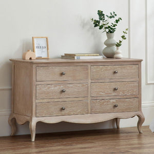 Camille 6 Drawer Wide Chest – - Living with Luxury