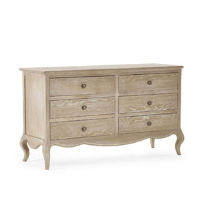 Camille 6 Drawer Wide Chest – - Living with Luxury
