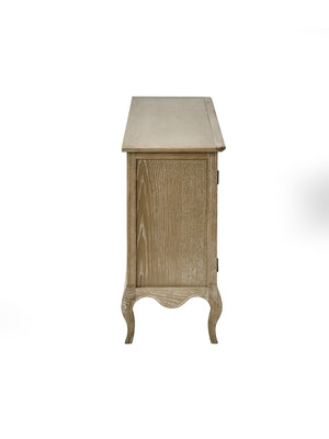 Camille French Style 2 Door 3 Drawer Sideboard - Limed Oak - Living with Luxury