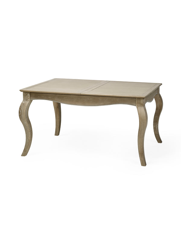 Camille French Style 6 Seater Extending Dining Table - Limed Oak - Living with Luxury