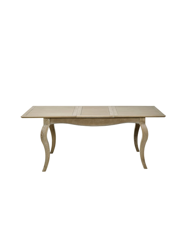 Camille French Style 6 Seater Extending Dining Table - Limed Oak - Living with Luxury