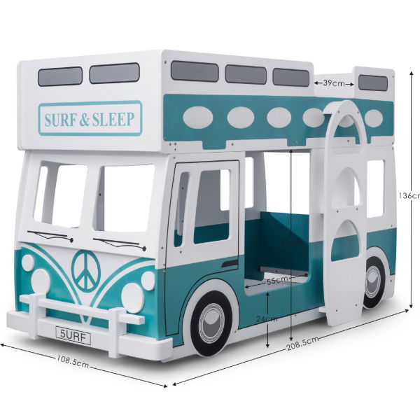 CAMPERVAN BUNK BED - Living with Luxury