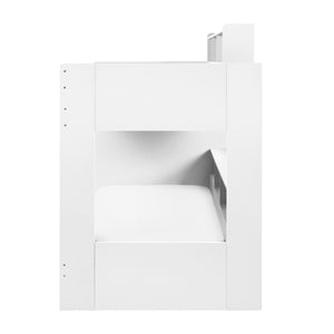 CAMELOT STAIRCASE BUNK ALL WHITE - Living with Luxury