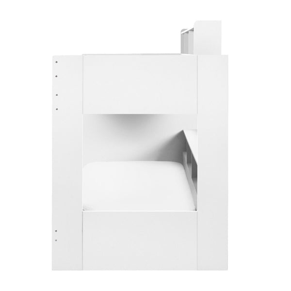 CAMELOT STAIRCASE BUNK ALL WHITE - Living with Luxury