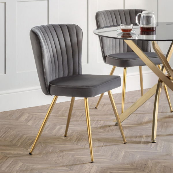 Cannes Velvet Dining Chair - Living with Luxury