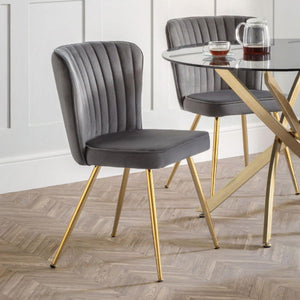 Cannes Velvet Dining Chair - Living with Luxury