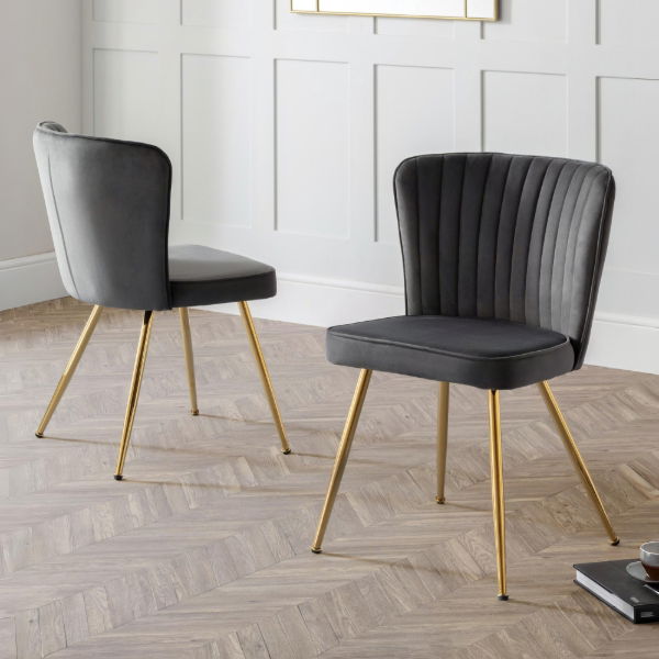 Cannes Velvet Dining Chair - Living with Luxury