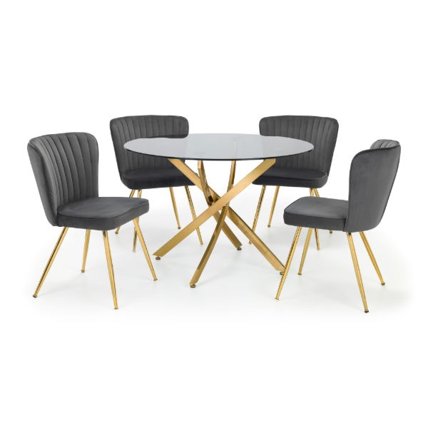 Cannes Velvet Dining Chair - Living with Luxury