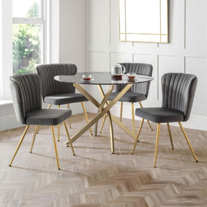 Cannes Velvet Dining Chair - Living with Luxury