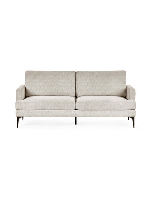Carrera Oyster Cream Chenille 3 Seater Sofa - Living with Luxury
