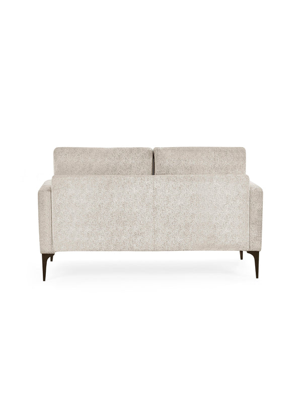 Carrera Oyster Cream Chenille 2 Seater Sofa - Living with Luxury