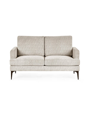 Carrera Oyster Cream Chenille 2 Seater Sofa - Living with Luxury