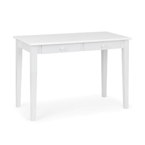 Carrington White Lacquer Desk - Living with Luxury