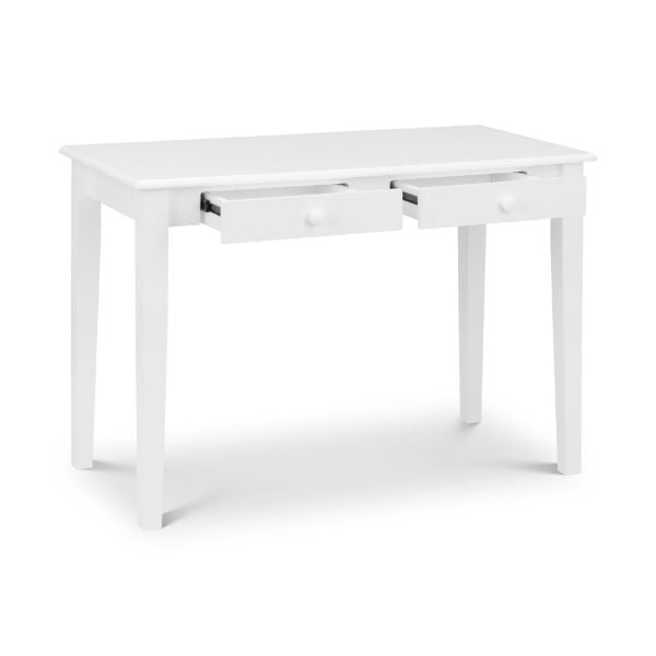 Carrington White Lacquer Desk - Living with Luxury