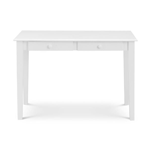 Carrington White Lacquer Desk - Living with Luxury