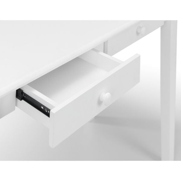 Carrington White Lacquer Desk - Living with Luxury