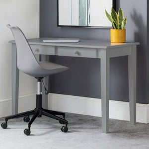 Carrington Grey Lacquer Desk - Living with Luxury
