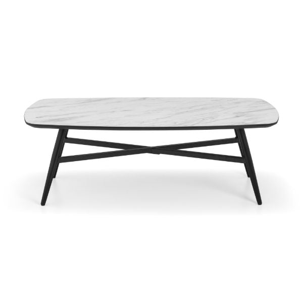 Caruso Marble Effect Coffee Table - Living with Luxury