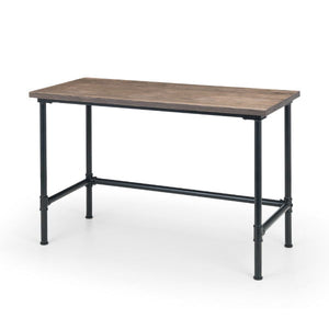 Carnegie Industrial Desk – Mocha Elm - Living with Luxury