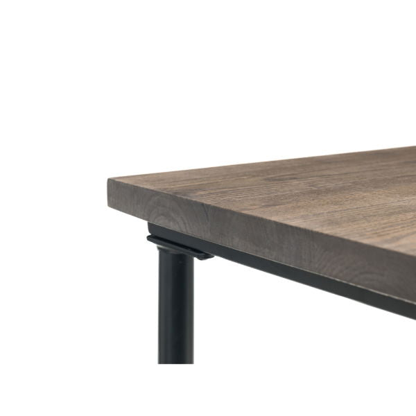 Carnegie Industrial Desk – Mocha Elm - Living with Luxury