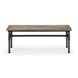 Carnegie Industrial Bench – Mocha Elm - Living with Luxury