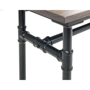 Carnegie Industrial Bench – Mocha Elm - Living with Luxury