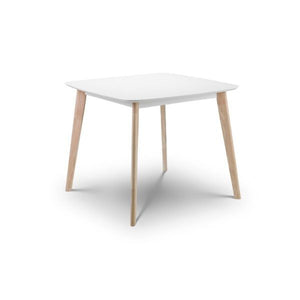 Casa Square Dining Table – White &amp; Limed Oak - Living with Luxury