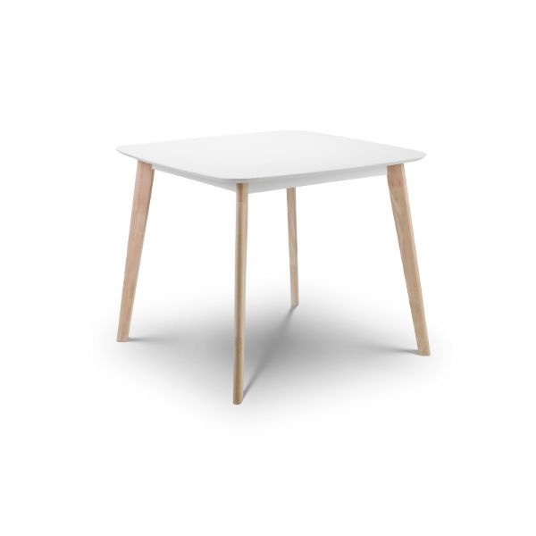 Casa Square Dining Table – White &amp; Limed Oak - Living with Luxury