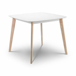 Casa Square Dining Table – White &amp; Limed Oak - Living with Luxury