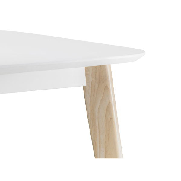 Casa Square Dining Table – White &amp; Limed Oak - Living with Luxury